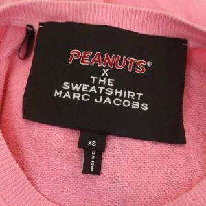 MARC JACOBS PEANUTS Lucy Sweatshirt ダメージ加工 トレーナー バックプリント 裏パイル