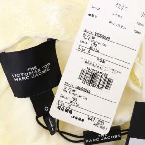 MARC JACOBS THE VICTORIAN TOP ブラウス ノースリーブ フリル プルオーバー シルク混 ホワイト