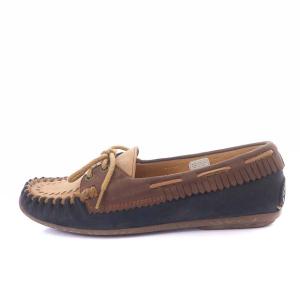 REGAL デッキシューズ 24.5cm ブラウン ネイビー