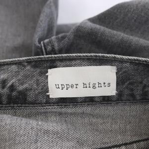 upper hights THE LIPSTICK デニムパンツ ジーンズ ダメージ加工 22 グレー 825245