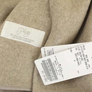 Plage 21AW ハミルトンノーカラーコート 36 ライトブラウン