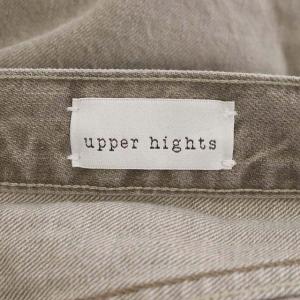 upper hights THE LIPSTICK デニムパンツ ジーンズ ストレート 22 グレージュ