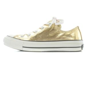 オールスター 100 シャイニーメタリック ロー ALL STAR 100 SHINYMETALLIC OX GOLD スニーカー