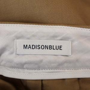MADISONBLUE SLIM TAPERED WOOL TWILL テーパードパンツ ウール 01 ベージュ