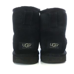 UGG australia CLASSIC MINI ムートンブーツ ショート スエード US8 ブラック