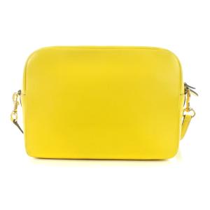 J&M DAVIDSON PEBBLE ペブル ショルダーバッグ レザー 黄色 イエロー