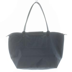 Longchamp プリアージュトートバッグ ハンドバッグ ワッペン 昆虫 切替 紺 ネイビー