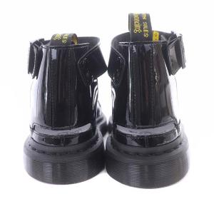 Dr.Martens CLARISSA2 グラディエーターサンダル エナメル UK6 25.0cm 黒 ブラック