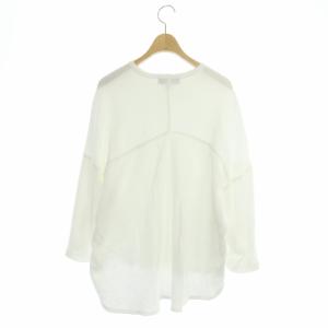 AMERICANA ワッフル ロンT カットソー 九分袖 白 ホワイト