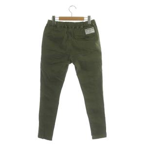 AMERICANA スキニーイージーパンツ ストレッチ タック S カーキ