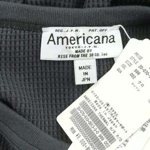 AMERICANA 20AW Deuxieme Classe別注 THERMAL サーマル ハーフスリーブ プルオーバー カットソー アシンメトリー