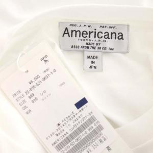 AMERICANA 22SS MUSE de Deuxieme Classe取扱い カットソー Tシャツ コンパクトテンジク