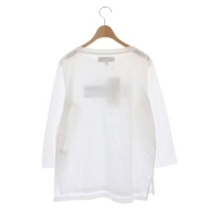 AMERICANA JEANS FACTORY別注 七分袖ロゴTシャツ カットソー クルーネック F ホワイト