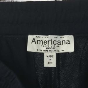 AMERICANA イージーパンツ ストレート M 紺 ネイビー