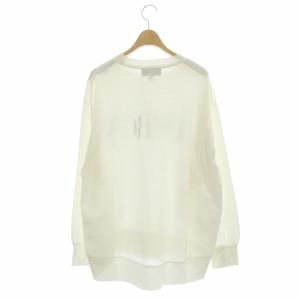 AMERICANA ロゴ 長袖 カットソー Tシャツ コットン ホワイト