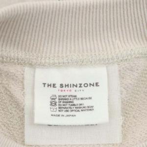 Shinzone ダブルガゼット プルオーバー トレーナー スウェット 長袖 F ライトピンク