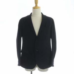 BEAUTY&YOUTH UNITED ARROWS TORAY シアサッカー セットアップ 上下 カジュアルスーツ テーラードジャケット テーパードパンツ ストライプ L 紺