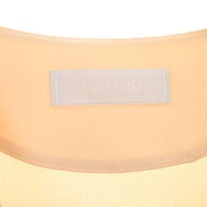 CELFORD ブラウス ペプラム カシュクール 長袖 38 ベージュ