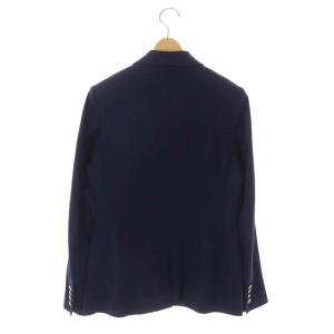 RALPH LAUREN ワンペン エンブロイダリー 2B テーラード ジャケット 総裏地 4 ネイビー