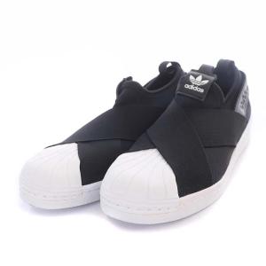 adidas Originals SS Slip On W スニーカー ローカット 25.5cm ブラック ホワイト