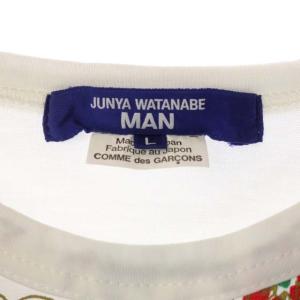 JUNYA WATANABE MAN コムデギャルソン COMME des GARCONS AD2021 22SS カットソー Tシャツ 半袖 綿天竺 プリント