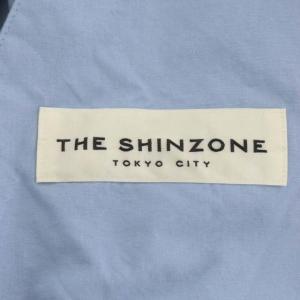 Shinzone ノースリーブ ブラウス プルオーバー F 水色 ライトブルー