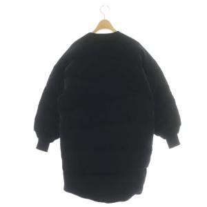 ENFOLD ダブルサテン Midi ダウンコート 36 紺