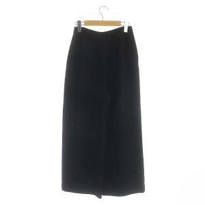 ENFOLD ウール ワイドパンツ ハイウエスト 36 ブラック