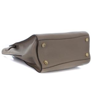 MICHAEL KORS ショルダーバッグ トートバッグ レザー カデナ付き グレージュ
