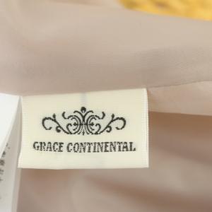 Diagram GRACE CONTINENTAL 20AW ケミカルレースフラワードレス ワンピース ロング ノースリーブ 38 オレンジ