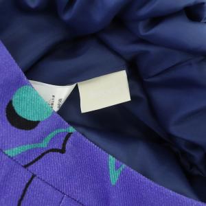 Diagram GRACE CONTINENTAL ドットフラワースカート ロング タイト 起毛ツイル フロントスリット 38 紫 パープル