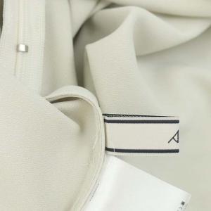 ADORE ADR 22SS ライトサテンセミフレアスカート ロング 38 ライトグレー