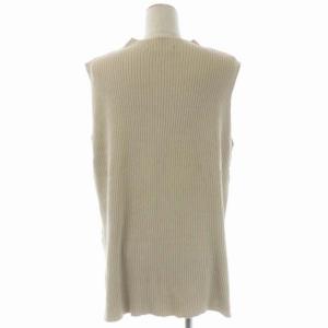 23区 vingt-trois 21SS セットアップ リネンシルクリブニット ワイドパンツ フレア イージー ノースリーブカットソー