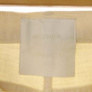 MOTHER INSIDER CROP STEP FRAY デニムパンツ ホワイトデニム ジーンズ セミフレア ストレッチ カットオフ 26