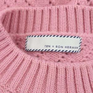 Ron Herman テン TEN ウール ニットベスト プルオーバー ショート丈 ピンク