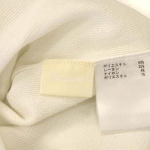 Diagram GRACE CONTINENTAL 22SS スカーフネックニットトップ カットソー 長袖 36 白 ホワイト