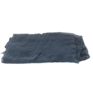 Faliero Sarti ストール マフラー シルク混 紺 ネイビー