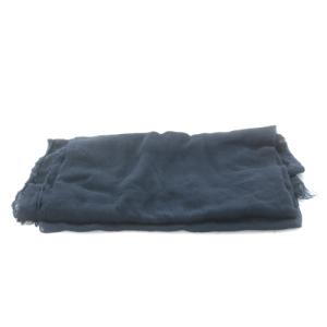 Faliero Sarti ストール マフラー シルク混 紺 ネイビー