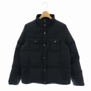 ダウンジャケット アウター 総裏地 ジップアップ 11 黒 ブラック