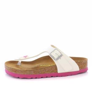 BIRKENSTOCK トングサンダル 22.5cm 白 ピンク ホワイト