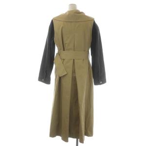 Ameri VINTAGE アメリ AMERI 21AW 3WAY デニムレイヤードトレンチコート スプリングコート アウター ロング ベルト付き M