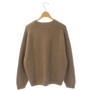 AURALEE A9AP04BC CASHMERE KNIT P/O 1 ライトブラウン
