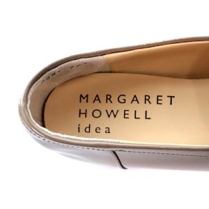 MARGARET HOWELL idea ローファー パテントレザー 22.5cm ベージュ
