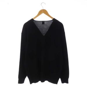 Ron Herman Herb Dye Wool V Neck Cardigan カーディガン ニット 長袖 Vネック ウール S 黒 ブラック