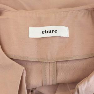 ebure 22SS ボタニカルコットンセーラーカラーワンピース ノースリーブ 38 スモークピンク