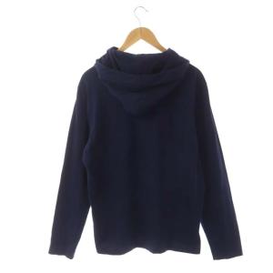 POLO RALPH LAUREN ポロベアカットソー パーカー 長袖 フード プリント プルオーバー LG ネイビー