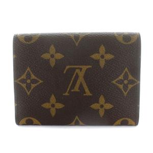 LOUIS VUITTON M63801 モノグラム アンヴェロップ カルトドゥヴィジット カードケース 茶