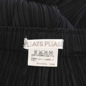 PLEATS PLEASE ISSEY MIYAKE イッセイミヤケ プリーツパンツ ワイド フレア 3 ブラック