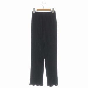 PLEATS PLEASE ISSEY MIYAKE イッセイミヤケ プリーツ イージーパンツ スラックス ストレート 3 黒 ブラック
