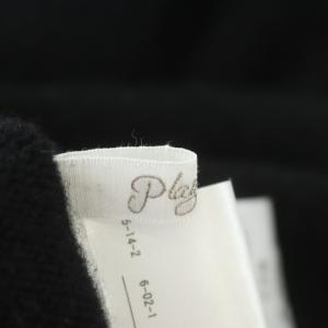 Plage 21AW ファインウールハイネックニットワンピース ロング 長袖 ブラック